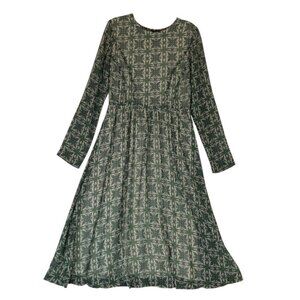 Love Sadie Womens Long Sleeve Floral Maxi Dress Size Small Boho Cottagecore